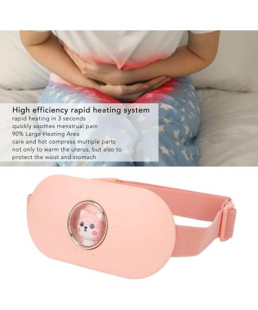 Portable USB Heating Pillow | Wireless Electric Hip Belt | 3 Heat Levels & Massage Modes for Cramps - Ideal for Women & Girls - Buy Online on GoSupps.com
