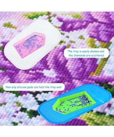 SENHAI 8-Piece Anti-Slip Diamond Painting Tools Set with Sticky Mat and Trays - Non-Slip Gel Pad for 5D Diamond Painting, Ideal for Kids and Adults - Buy Online on GoSupps.com