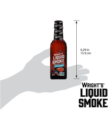 Wrights Liquid Smoke Hickory 103 milliliter - Buy Online on GoSupps.com