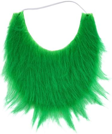 Buy Sueal False Beard Costume - Green U-Shaped Mustache for Kids & Adults | Funny Cosplay Hair Accessories - Buy Online on GoSupps.com