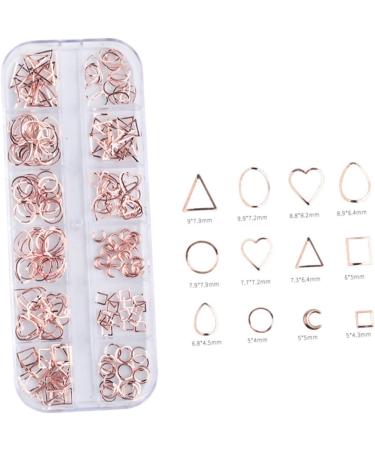 Healeved 3 Boxes Nail Decor Metal Nail Art Rivet Artificial Nails Hollow Decorations Nail Decorations for Nail Art Nail Accessories Faux Nails Nail Drill Natural Nails Wands Stud Manicure - Buy Online on GoSupps.com