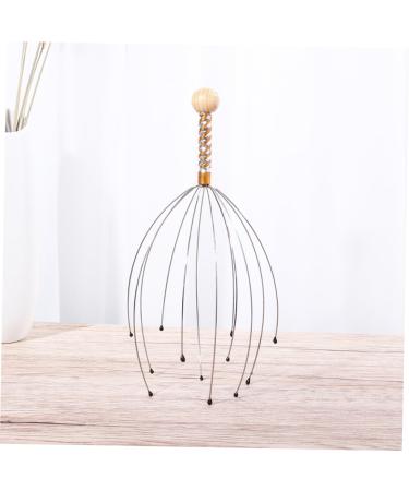 SESESFOUFU Shampoo Massage Device - Scalp Care & Head Massage Tool - Multifunction Rubber & Wooden Washer - Buy Online on GoSupps.com