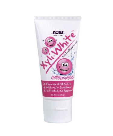 NOW Solutions Kid's Xyliwhite Toothpaste Bubblegum 3-Ounce