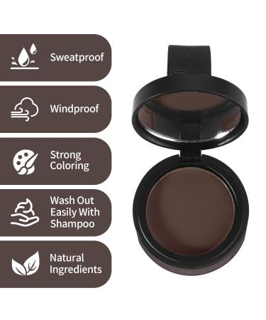 Waverloo Magic Root Cover Up Powder - Dark Brown Hair Color Repair Waterproof Touch Up for High Forehead & Hair Loss (4g) - Ideal for Men & Women - Buy Online on GoSupps.com