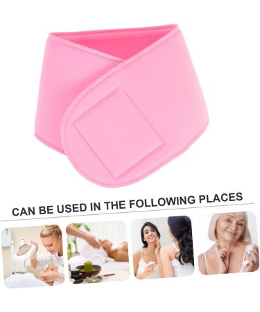 Cervical Fixation Tape - Neck Wrinkle Patches & Gel Pads for Skin Care | Smoothing Neck Strap | Pink 47x9.5cm - Shop Internationally - Buy Online on GoSupps.com