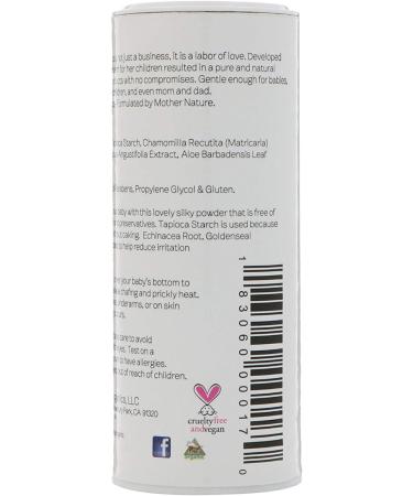 Nature's Baby Organics Fragrance-Free Silky Dusting Powder 4 oz - Organic Baby Care - Buy Online on GoSupps.com