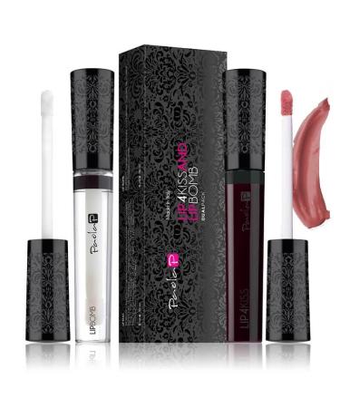 PaolaP Lip4Kiss Dark Brown Duo Pack + Lip Bomb No. 01 PaolaP