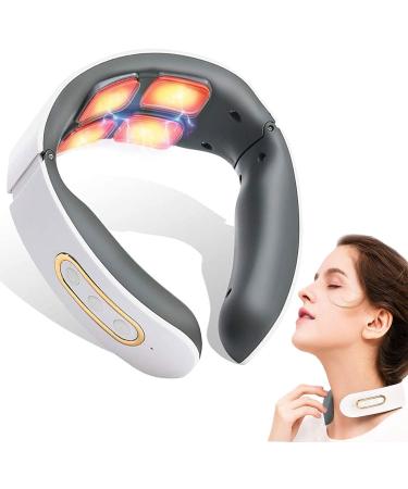 Neck massage intelligent electrical neck massage cervical massage device for pain relief neck massage device with 6 modes and 9 intensities for women and men as a gift