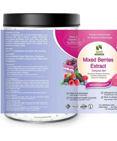 9x 7 Berries Mixed Powder 100g Nutrient Blend High Antioxidant Protects cells from free radical damage balance thy Skin - Buy Online on GoSupps.com