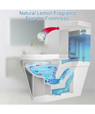 KIISSIISO Toilet Bowl Cleaner Tablets 12-Pack - Automatic Tank Cleaners for Ultra-Clean Toilets (Blue and White) - Buy Online on GoSupps.com