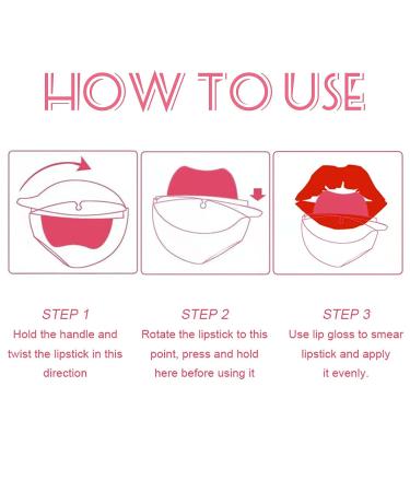 6 Colors Color Changing Lazy Lipstick Set - Long Lasting & Waterproof for Lazy People - Buy Online on GoSupps.com