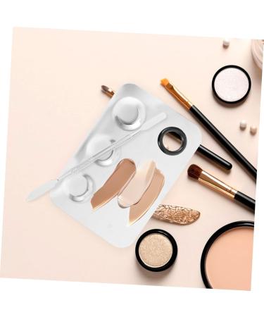 ABOOFAN 3ensembles Palette de M lange Acier Inoxydable Argent e avec Spatule pour Cosm tiques Palettes de Maquillage Pratiques et Fonctionnelles - Buy Online on GoSupps.com