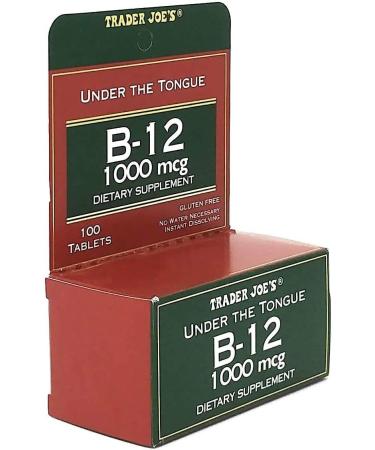 Trader Joe's B-12 1000 mcg Dietary Supplement - 100 Tablets - Buy Online on GoSupps.com