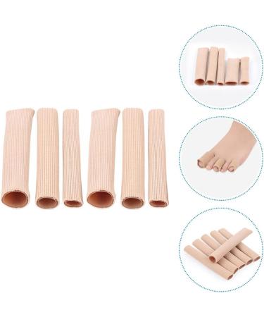 SHERCHPRY 18pcs Soft Toe Guards & Tube Protectors Set - Corn Cushions Caps for Calluses & Corns - Breathable Gel Pads for Nylon Fingers - Cuttable & Skin Color - 15X2.5CM - Buy Online on GoSupps.com