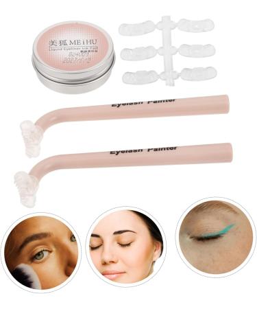 MERRYHAPY 1 Set Eye Makeup Aid Makeup Tools Eyelash Stamp for Beginner Reusable Eyelash Stamps Cosmetics Eyelashes Stamps Eyeliner Stencils Lower Lashes Stamp for Women Diphenylene 12.00X3.50X2.50CM - Buy Online on GoSupps.com
