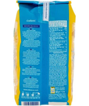  Italian Gourmet E.R. 6 x De Cecco Galletti N 44 500 g + Italian Gourmet Pulp 400 g - Buy Online on GoSupps.com