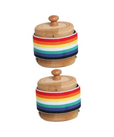 Lurrose 2 pieces box footmoxibusion box Home tools wooden massage tools Summary burner Moxibusionset MOXA stick holder Moxa scraps Moxibusion glass Moxa cone holders Tools x 2 pieces 7x7cmx2pcs