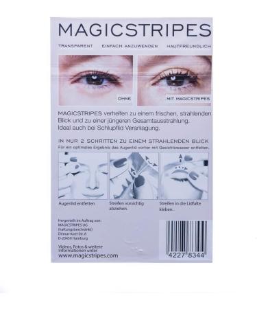 Magicstripes Eyelid Lifting Strips Small x 64 - Instant Eyelid Lift Solution - Buy Online on GoSupps.com