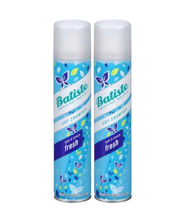 Batiste Instant Hair Refresh Dry Shampoo, Fresh - 6.73 oz (Pack of 2) 6.73 Fl Oz (Pack of 2) - Buy Online on GoSupps.com