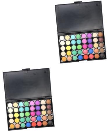 FRCOLOR 2pcs 40 Matte Eyeshadow Makeup Palette Eyeshadow Pallet Eye Shadow Multicolor Eyeshadow Palette 1 count (Pack of 1) As Shownx2pcs - Buy Online on GoSupps.com