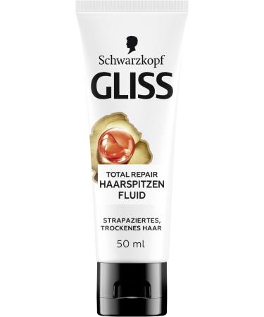 Gliss Fluide Total Repair (50 ml) for up to 95% fewer split ends and lasting sealing specially designed for dry and damaged hair