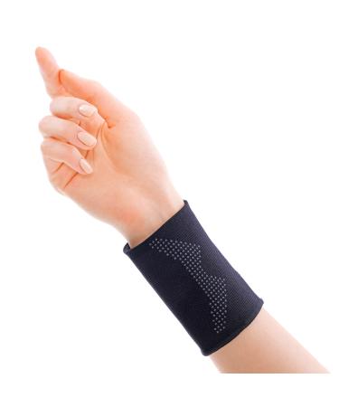 invera Wrist Compression Sleeve Unisex Wrist Band Support Sleeve Wrist Protector Compression Brace (Medium 1 Unit) Medium 1.0
