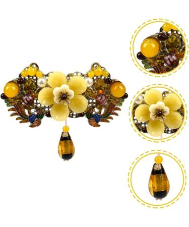 Didiseaon Hairpin Hair Jewels for Women French Hair Pin Wedding Hair Clips Women Hair Clip Women Hair Barrettes Vintage Flower Hair Clips Hair Clamp Ponytail Alloy Spring Miss - Buy Online on GoSupps.com
