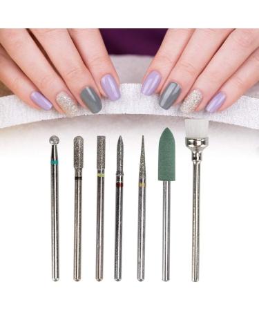 NAROOTE Nail Grinding Heads Nail Art Grinding Head Dead Skin Removal Nail Drill Bits Sanding Polishing Head Set(GH-06) - Buy Online on GoSupps.com