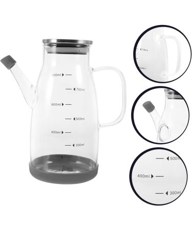 ABOOFAN Vinegar Bottle Bbq Sprayer Container with Lid Soy Sauce Oil Decanter Glass Honey Dispenser Olive Oil Bottle Dispenser Oil Pourer Glass Oil High Borosilicate Glass Thicken - Buy Online on GoSupps.com