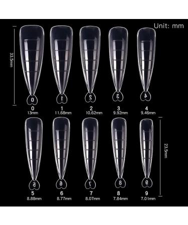 MaikcQ Nail Extension Tool Kit - 120pcs Dual Forms Nails Molds with 10Pcs Transparent Nail Tips Clip for DIY Manicure - Buy Online on GoSupps.com