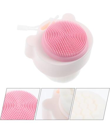Beaupretty Silicone Face Scrubber Double Sided Face Cleaner Exfoliator Brush Soft Bristles Wash Brush for Deep Cleansing - Buy Online on GoSupps.com