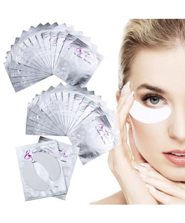 Under Eye Gel Pads 50 Pairs Gel Eye Pads for Lash Eyelash Extensions Lint Free Eye Patches