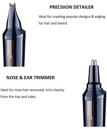 4-in-1 Electric Nose & Ear Hair Trimmer - Easy Clean Detachable Heads for Smooth Grooming - Buy Online on GoSupps.com