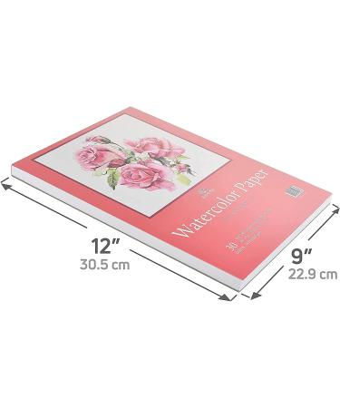 Art-N-Fly Watercolor Paper Pad 9x12 30 Sheets - Cold Press Watercolor Sketchbook for Painting, Drawing, Mixed Media - 140 lb Heavyweight Paper for Artists and Kids - Buy Online on GoSupps.com