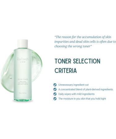 Re:NK Refresh Sebum Control Pore Cleaner Toner with Hyaluronic Acid - 10.82 fl. oz | Best Hydrating Toner for Oily Skin - Shop Internationally - Buy Online on GoSupps.com