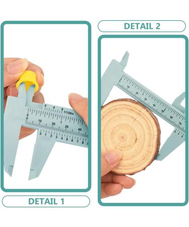 Uonlytech Pied Coulisse en Plastique Gris 150 MM pour Sourcils R gle Double chelle Outil de Mesure pour Maquillage et Retouche Domicile - Buy Online on GoSupps.com