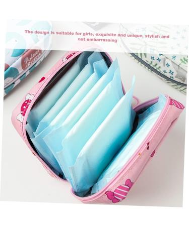 Healifty 12 Pcs Napkin Storage Bag Travel Organizer for Teen Girls - Period Kit Pouch with Polyester Sections - Buy Online on GoSupps.com