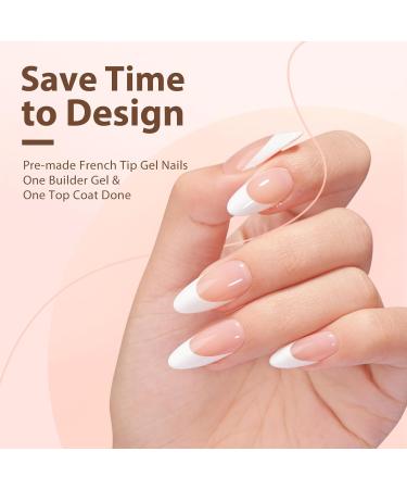 BARTBOX French Press On Nails | Almond Soft Gel Nail Tips | No Filing Needed | Nude 1ml | Medium Beige - Shop Internationally! - Buy Online on GoSupps.com