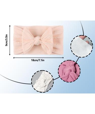 Shop Kapsing 4-Piece Baby Hair Bands | Soft Nylon Elastic Headbands for Girls | Newborn & Toddler Hair Accessories - Buy Online on GoSupps.com