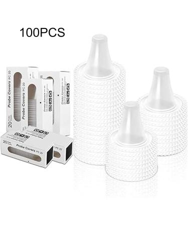 100 PCs Brown Fever Thermometer Protective Caps - Disposable Ear Thermometer Caps | Replacement for Thermoscan & Ear Thermometers - Buy Online on GoSupps.com