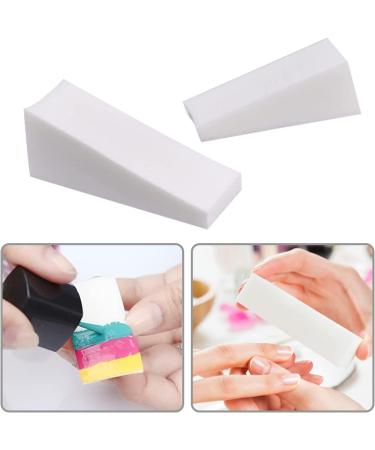 16pcs Nail Art Sponges Make Up Wedges Cosmetic Wedges Nail Art Sponges Triangle Shape Foundation Beauty Tool Triangle Make Up Sponges Cosmetic Sponge Wedges for Girls Women Beauty Tool(White) - Buy Online on GoSupps.com