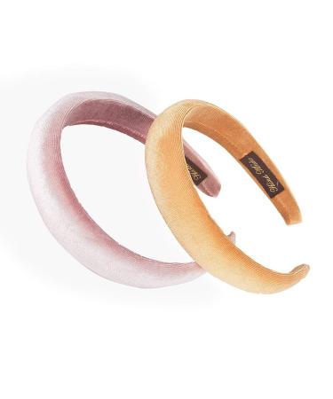 Buy ZOOMY Women Velvet Headband | Thick Sponge Padded Candy Color Hairband - Blue | International Shipping Available - Buy Online on GoSupps.com