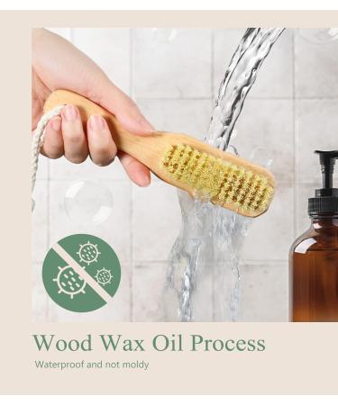 Nail Brush for Cleaning Fingernails Larbois Wooden Nail Brushes Fingernail Brush for Cleaning Nail Scrub Brush with Hanging Rope (Beechwood) 1pack-Color3 - Buy Online on GoSupps.com