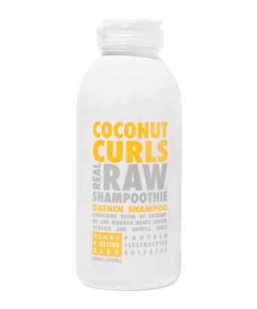Real Raw Coconut Shampoo - Hydrate  Enhance  Define Curls - Defrizz and Detangle 12 Fl Oz