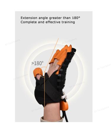 (Left+Right) Finger Rehabilitation Gloves for Hand Recovery Hand Rehab Equipment for Stroke Patients Hemiplegia Robot Gloves for Hand Spasticity Stroke Recovery Device Robotic Hand Rehab Left Hand+Right Hand L - Buy Online on GoSupps.com