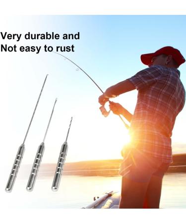 BCBF 3-Piece Bait Needle Set - Aluminum Alloy Drilling Tools for Fishing Rigs & Bait Accessories - International Shipping Available - Buy Online on GoSupps.com