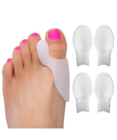Bale pillow protectors 4x bale pad bale protection bale corrector toe spreader for the big toe bunion shield for hallux valgus pain relief bale pain pressure