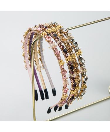 scicent Headband for Washing Face Rhinestone Head Bands Non-slip Hair Hoop Fashion Crystal Hairband Vintage Hair Bands for Women Girls Lady Wedding Hair Accessories - 27322 - Buy Online on GoSupps.com