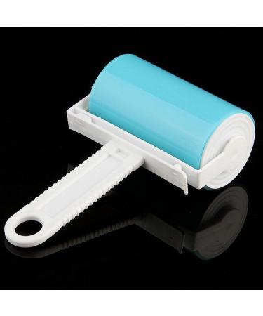JZK 2X Blue Sticky Roller Lint Roller | Washable & Reusable Pet Hair Remover for Clothes Dust & Lint | Perfect for Travel & Home - Buy Online on GoSupps.com