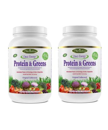 Paradise Herbs Orac Energy Protein Powder, Greens,454 g (Pack of 2)